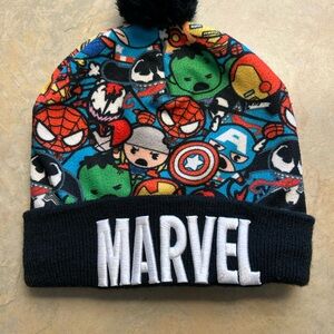 Marvel Multicolor Character Beanie with Black Trim